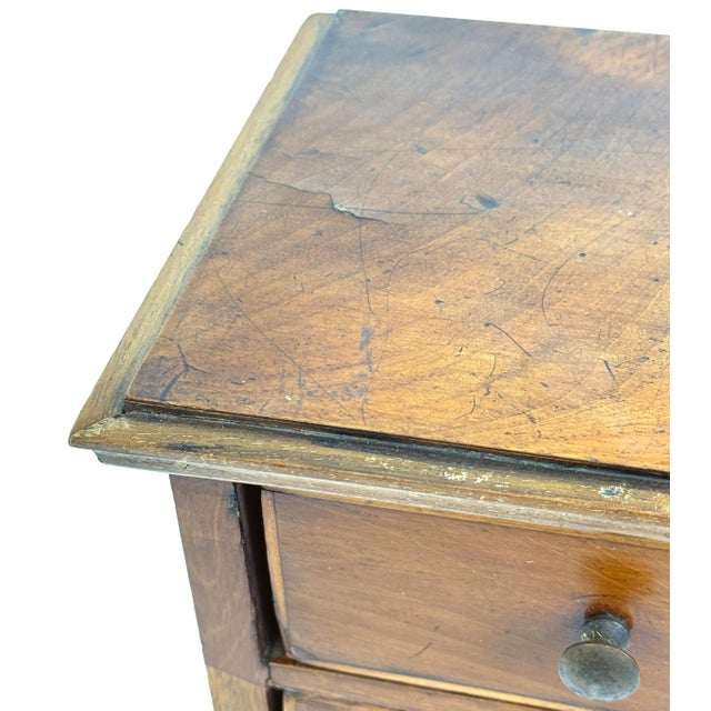 Georgian Mahogany Miniature Chest of Drawers, 1790s For Sale - Image 3 of 11