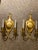 A pair of circa 1920’s gilt bronze neoclassic style sconces with 2 lights, original gilding