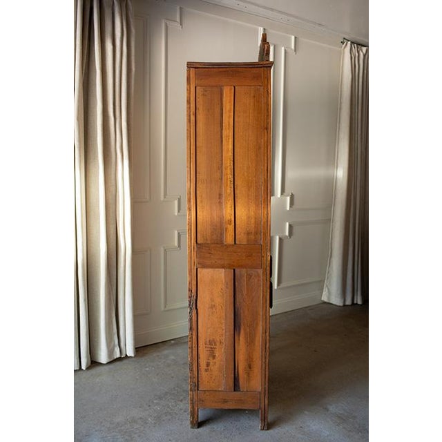 Antique Country Storage Cupboard or Linen Press For Sale - Image 12 of 18