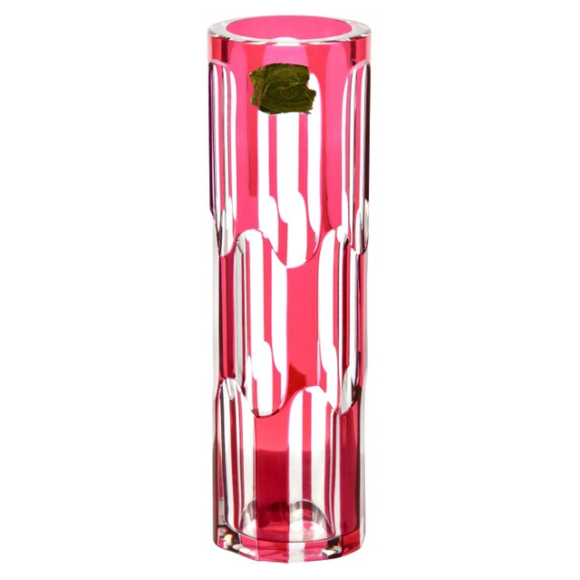 Crystal Vase by Charles Graffart for Val Saint Lambert For Sale - Image 12 of 12