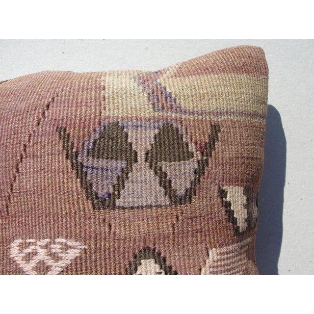 2020s Contemporary Pillow Cover Made From Kilim Rug For Sale - Image 5 of 8
