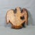 Antique Hand-Carved Wooden Eagle Mirror With Crescent Glass For Sale - Image 9 of 9