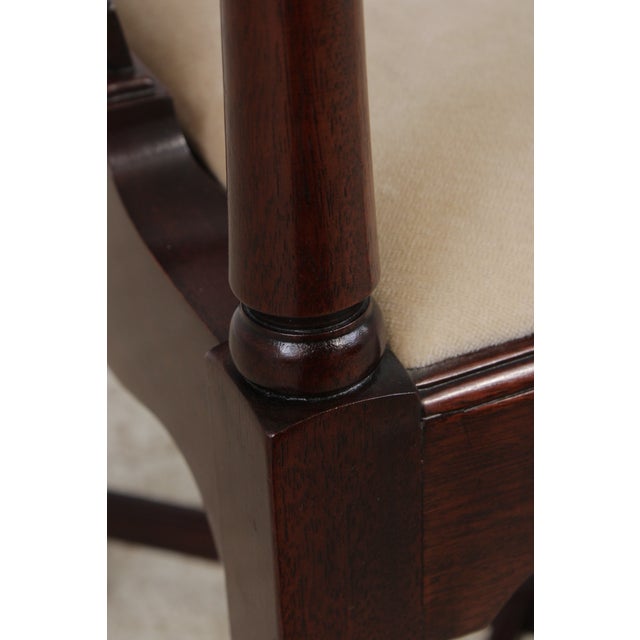 Hickory Chair Mahogany Chippendale Style Corner Chair For Sale - Image 13 of 15