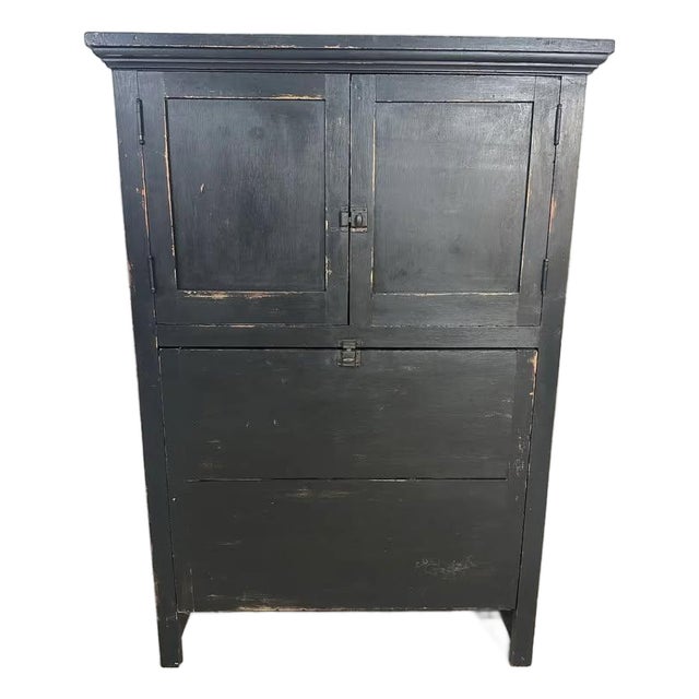 Vintage Wooden Storage Cabinet For Sale