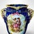 Antique Victorian Majolica Cobalt Blue Vase W/ Courting Couple Scene For Sale In San Diego - Image 6 of 10