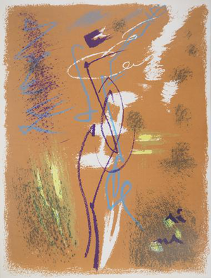 Andre Mason, Water Nymph, 1964, Lithograph