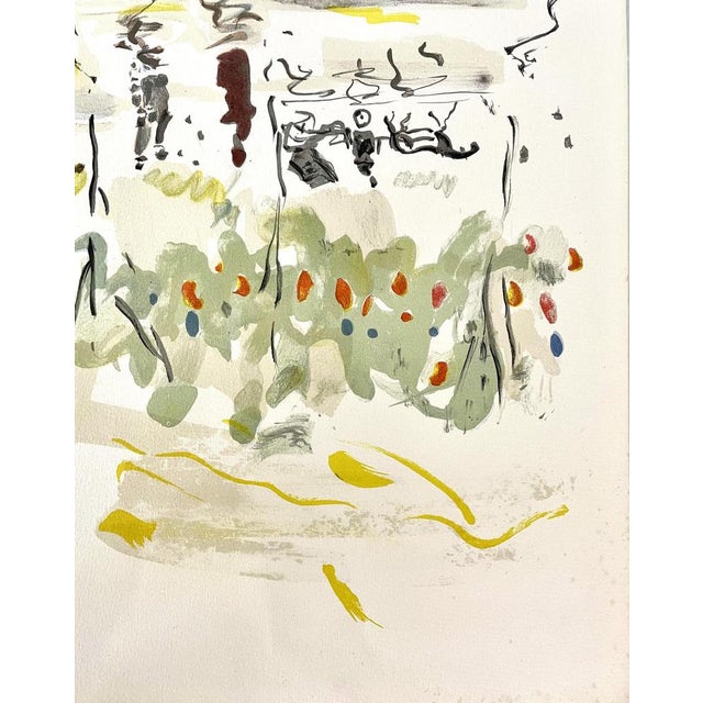 Gabriel Dauchot, Café Ritz, 1975, Original Lithograph For Sale - Image 4 of 5