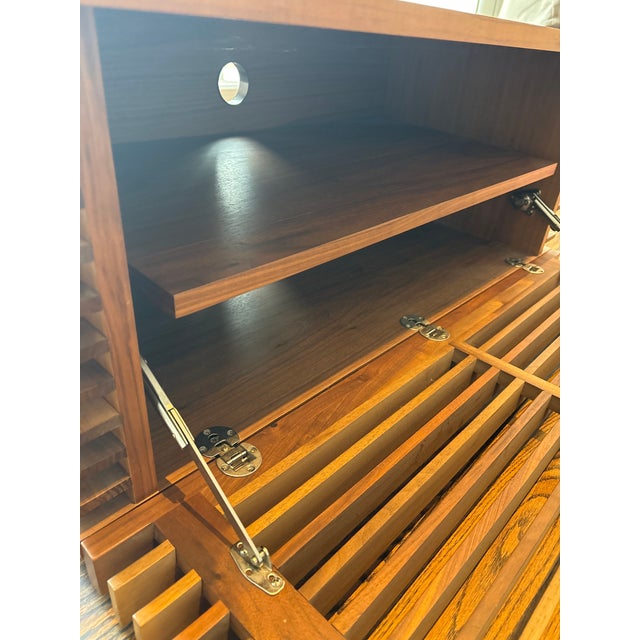 Brown Design Within Reach Line Media Console For Sale - Image 8 of 9