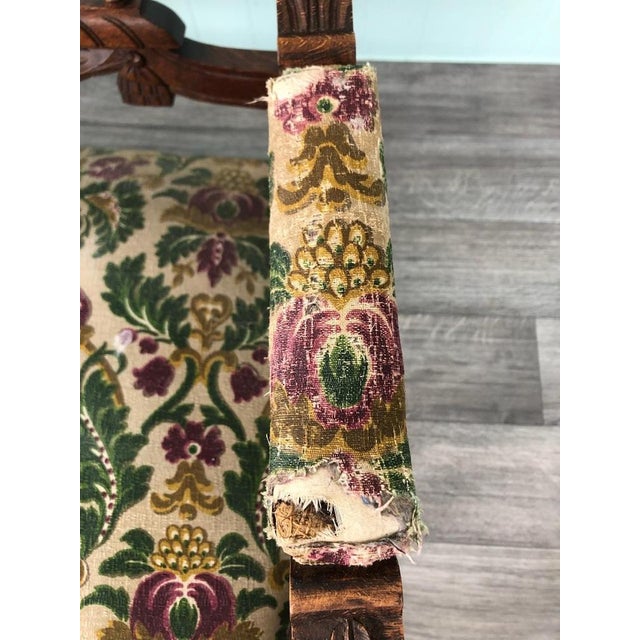 Brown Set of Louis XVI Style Armchairs, 1920s For Sale - Image 8 of 18