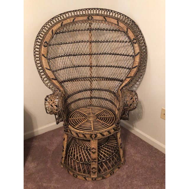 Vintage Emmanuel Peacock Chair Chairish