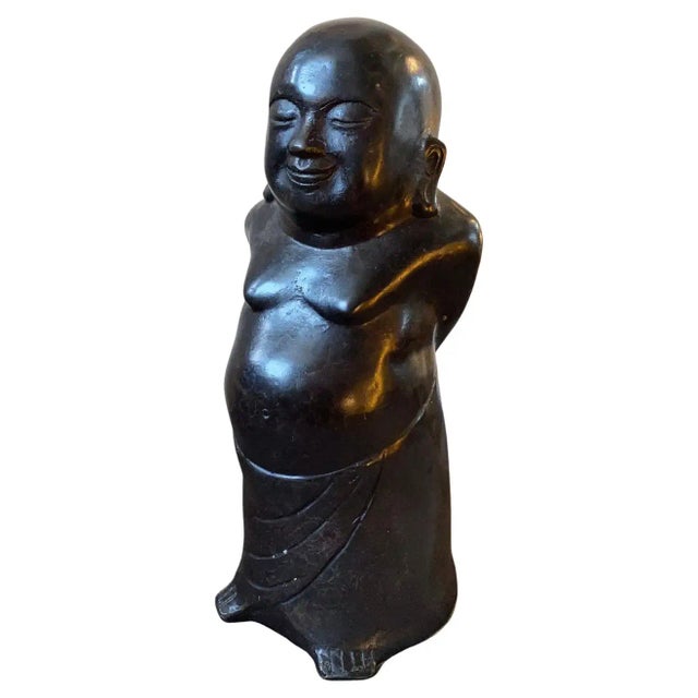 Late 19th Century Bronze Chinese Buddha Sculpture For Sale - Image 13 of 13