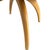 Heywood-Wakefield Solid Birch Round Lazy Susan Coffee Table in Wheat For Sale - Image 12 of 18