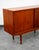 1960s Mid Century Modern Credenza Media Cabinet Teak Sliding Door Compact Denmark For Sale - Image 5 of 12