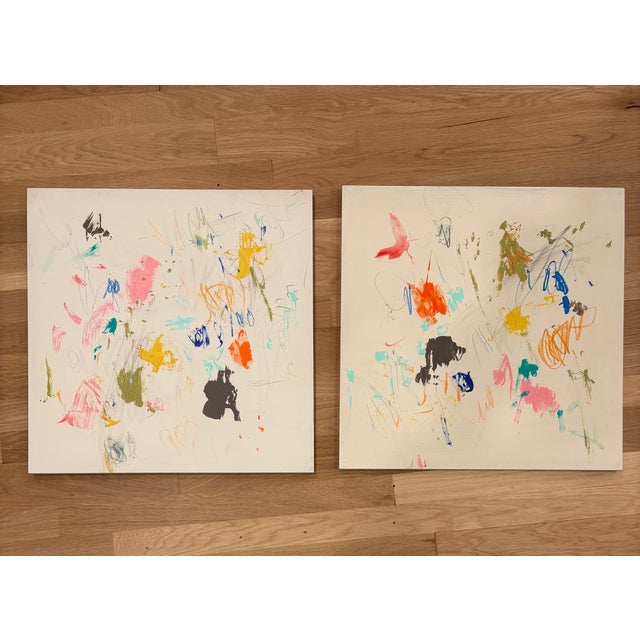 Abstract Sarah Trundle, Contemporary Abstract Painting, "Beautiful Distractions, No. 2" For Sale - Image 3 of 5
