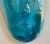 Glass Vintage Art Glass Blue Face Mask Paperweight For Sale - Image 7 of 10