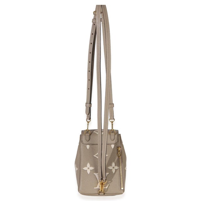 Louis Vuitton Tourterelle Empreinte Giant Monogram Tiny Backpack For Sale - Image 4 of 8
