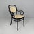 Italian chairs in straw and wood for Sautto e Liberale, 1930s Set of six chairs with straw seats and backs. The frame,...