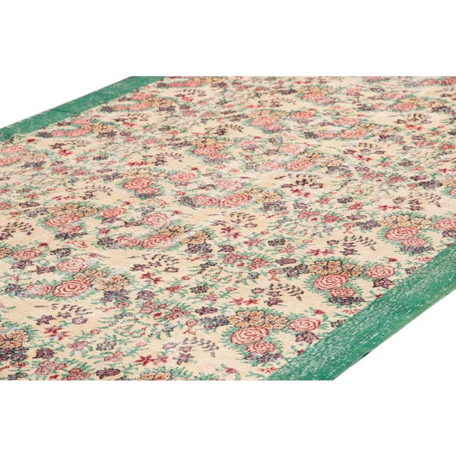 Mid 20th Century Vintage Overdye Rug For Sale - Image 10 of 13