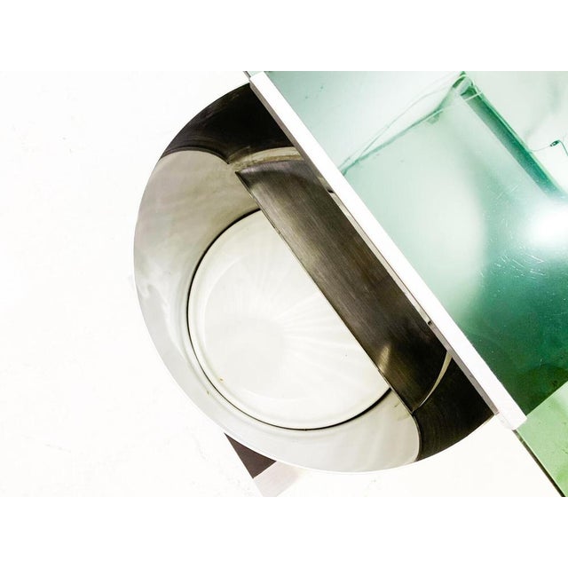 Modular Coffee Table in Chrome and Smoked Glass, Italy, 1970s For Sale - Image 6 of 14