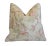 Textile English Pastel Pink Blossom Magnolia Tree Feather/Down Pillow 22” Square For Sale - Image 7 of 7