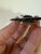 Rare Vintage 1930s Carved Black Bakelite Convertible Belt Buckle & Brooch - Martini Glass Cabochon For Sale - Image 4 of 8