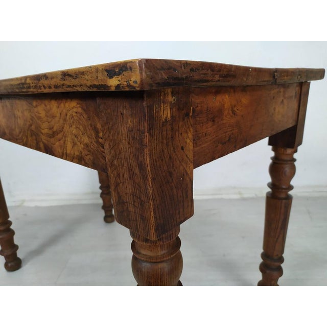 Vintage Bistro Table in Ash For Sale - Image 15 of 18