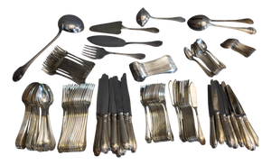 Silver-Plated Flatware from Christofle, 1960s, Set of 127