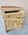 1920s Antique Chinese Wooden Bedside Cabinet With Carved Chinese Scenery For Sale In Los Angeles - Image 6 of 12