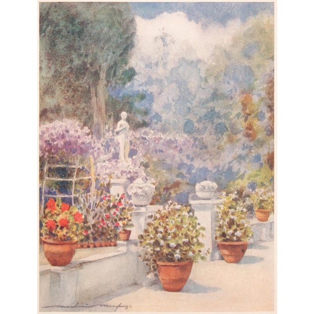 An original small period antique full-color print of Venice by Mortimer Menpes after his watercolor painting "Mrs Eden's...