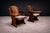 Cimo, Brazil, c. 1950s. These auditorium armchairs distill a utilitarian program into a disciplined exercise of bentwood...