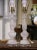 Pair of Brazilian Carved Rock Crystal Table Lamps on Acrylic Bases For Sale In Dallas - Image 6 of 8