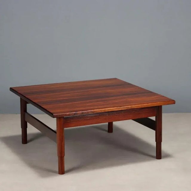 Brown Vintage Coffee Table in Wood Veneer, Italy, 1960s For Sale - Image 8 of 8