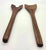 Wood 1970s Teak Wood Salad Serving Utensils, a Pair For Sale - Image 7 of 10