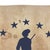 This vintage Minuteman flag is made from a cotton cloth with fully sewn design visible on both sides. Please note overall...
