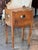 Brown 19th Century French Beech and Walnut Side Table With Heart Cutouts For Sale - Image 8 of 9