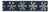 Snowflake Velvet Wired Ribbon 4" x 5 Yds. For Sale