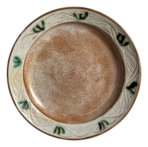 Studio Ceramic Plate by Helma Klett, Germany, 1980s