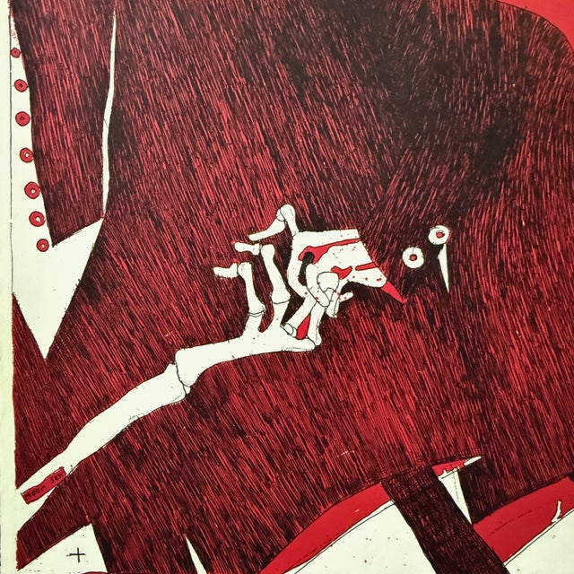 Horst Janssen - ‘Die Raüber’ Expressionist Lithograph, Signed (1968) For Sale In Philadelphia - Image 6 of 7