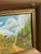 1990s Small Signed Gold Framed Farmhouse and Foliage Landscape Painting on Canvas For Sale - Image 5 of 8