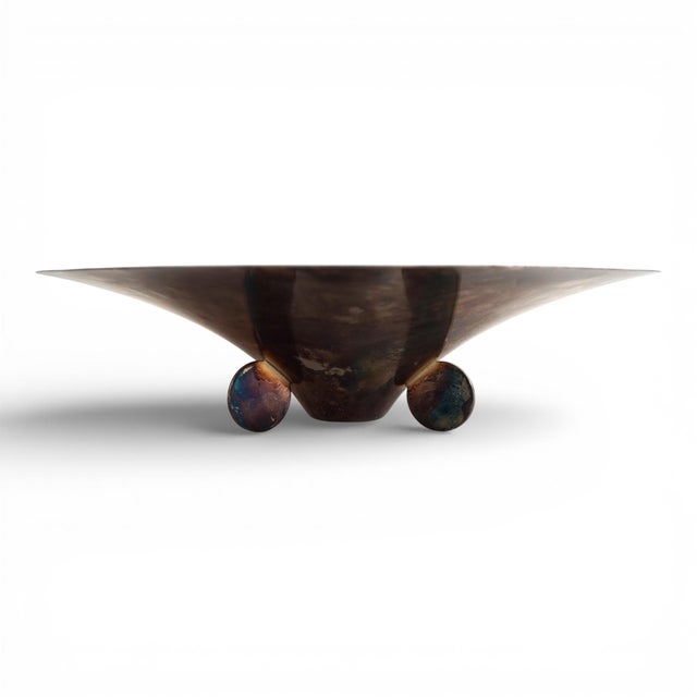Bauhaus Sculptural Ikora Bowl in Silver-Plated Brass by Paul Haustein for WMF, 1930s For Sale - Image 10 of 13