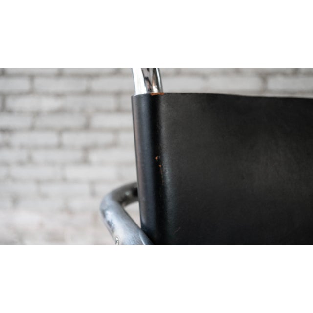 Vintage Mid Century Chairs Mies Van Der Rohe 'Mr20' Attr. Chairs - A Pair For Sale - Image 13 of 18