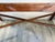 Mid-Century Modern 1970s Gabriella Crespi Style Pencil Reed Console Table With New Glass For Sale - Image 3 of 12