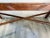 Mid-Century Modern Pencil Reed Console Table With New Glass, Attr. Gabriella Crespi For Sale - Image 3 of 12