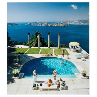 Slim Aarons, the Pool at Villa Nirvana, Acapulco, Limited Edition Estate Stamped Photographic Print, 1960s For Sale
