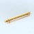 Mid 20th Century Yellow Gold Bar Brooch With 12 White Diamonds Si2/E For Sale - Image 4 of 4