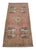 1970s 1970s Hand Made Small Turkish Rug. DoorMat Entry Decor Kitchen Mat Baht Rug - 21'' X 43'' For Sale - Image 5 of 13