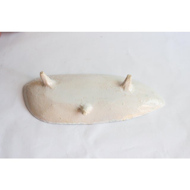 Mid-Century Modern Abstract Ceramic Bowl by Hugria, 1960s For Sale - Image 3 of 14