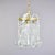 Found in Italy, this hanging Murano glass pendant fixture attributed to Mazzega dates from the early 1970s. This fixture...