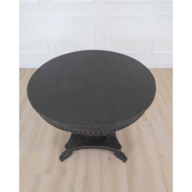 Mid 20th Century Swedish Empire Style Center Table For Sale - Image 9 of 9