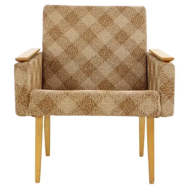 Mid-Century Armchair, Czechoslovakia, 1960s For Sale - Image 11 of 11